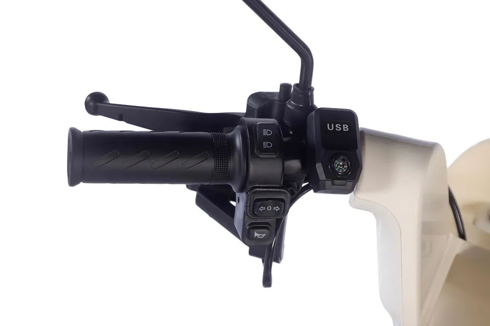 Geco CX2 Dreirad Scooter R120 Elektro Roller Mobil 1200W 60V pilt 12