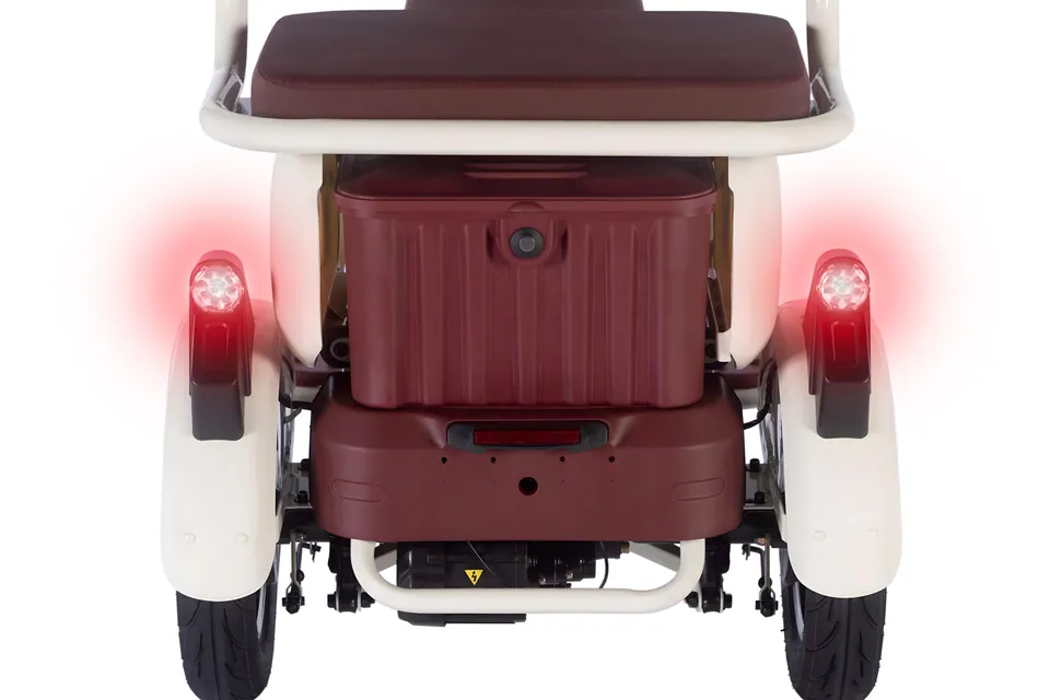 Geco CX2 Dreirad Scooter R120 Elektro Roller Mobil 1200W 60V detail 16