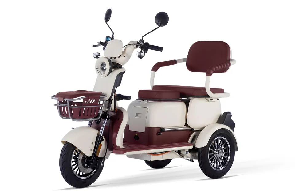 Geco CX2 Dreirad Scooter R120 Elektro Roller Mobil 1200W 60V pilt 2