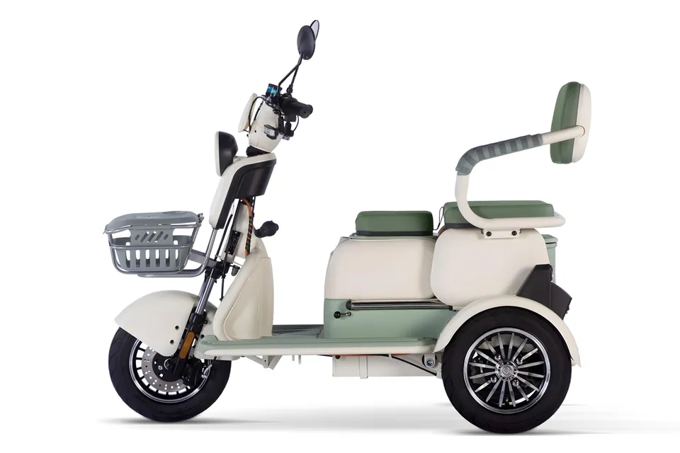 Geco CX2 Dreirad Scooter R120 Elektro Roller Mobil 1200W 60V pilt 6