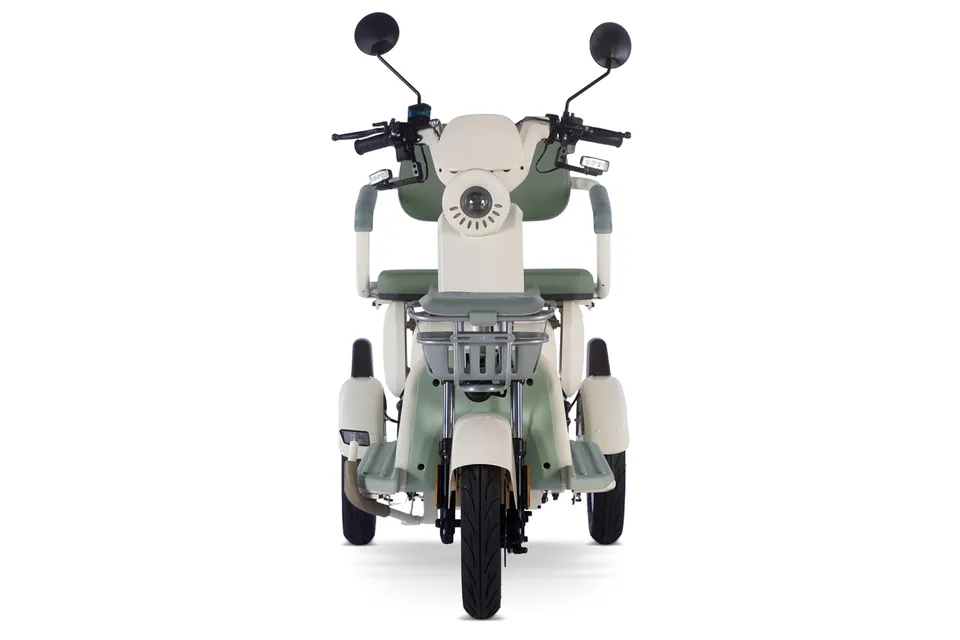 Geco CX2 Dreirad Scooter R120 Elektro Roller Mobil 1200W 60V pilt 8