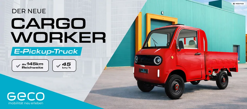 Geco Cargo Worker P420 gXP | Pickup Truck, 72V 3000W pilt 2