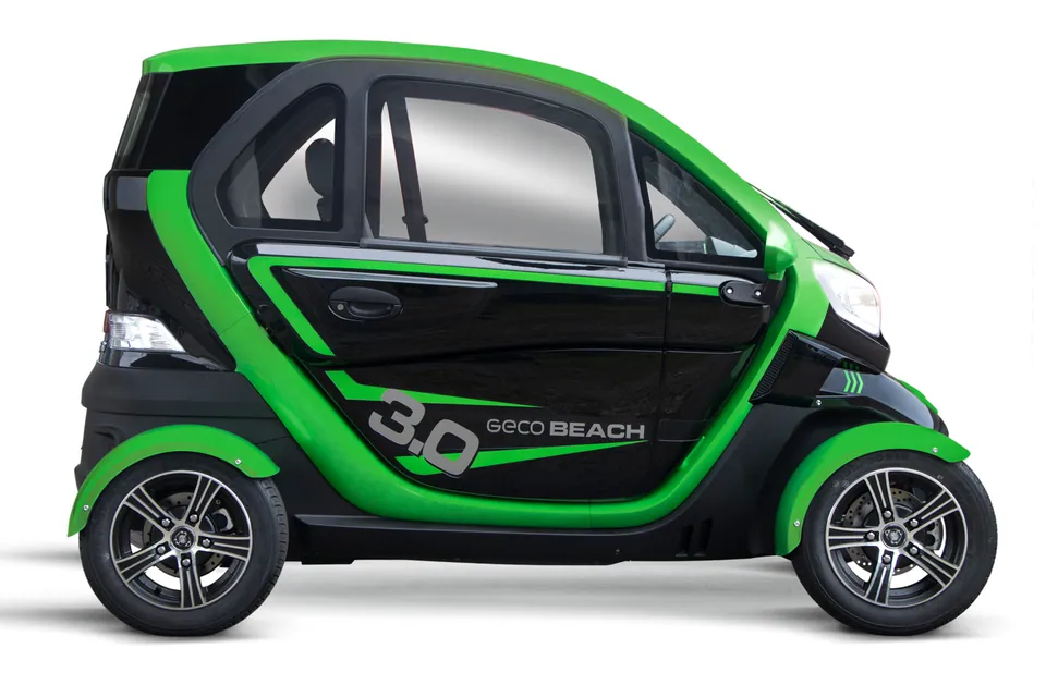 EEC Elektroauto Geco Beach 3000 V9 3kW inkl. 60V 90Ah AGM Batterien City-Elektroauto detail 13