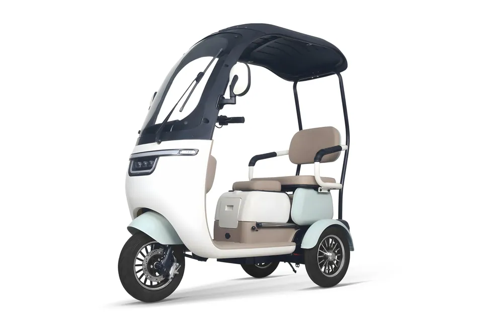 Geco CX2 RD110 3-Rad Scooter Elektromobil mit Dach 60V 1000W pilt 3