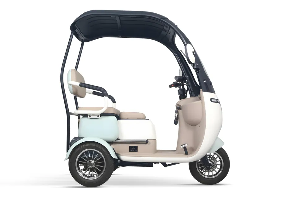 Geco CX2 RD110 3-Rad Scooter Elektromobil mit Dach 60V 1000W pilt 6