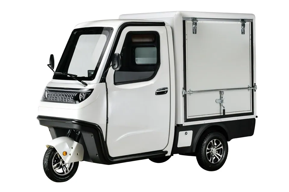 EEC Elektroauto Geco Flexi Food Truck gXC inkl. LiFePO4 Koffer-Box pilt 6