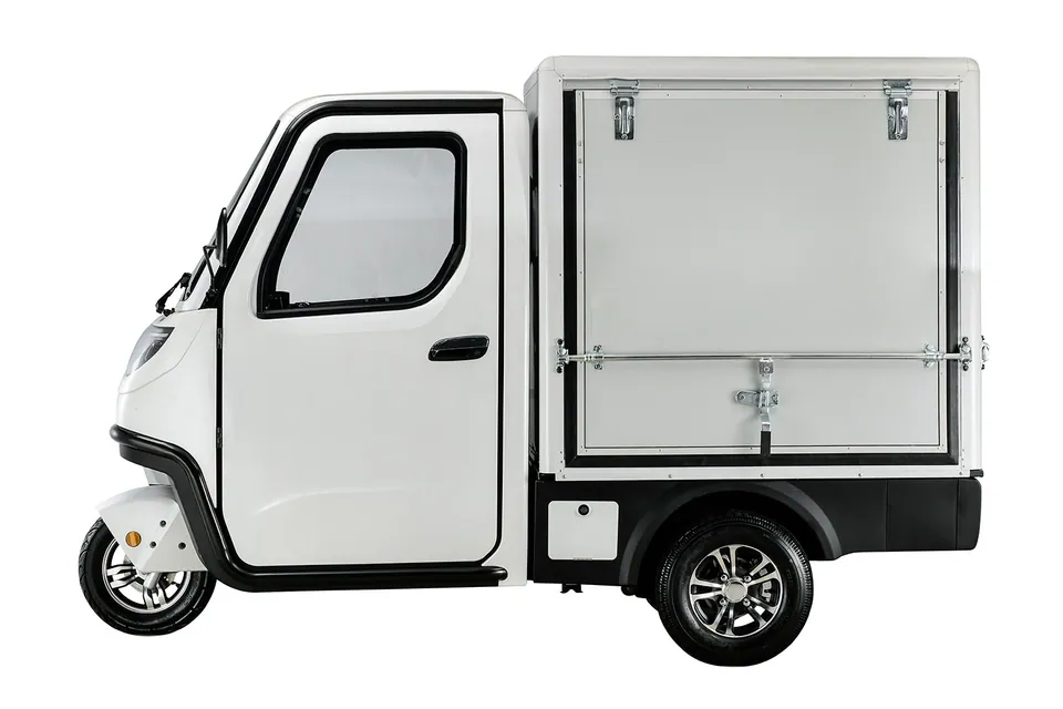 EEC Elektroauto Geco Flexi Food Truck gXC inkl. LiFePO4 Koffer-Box pilt 9