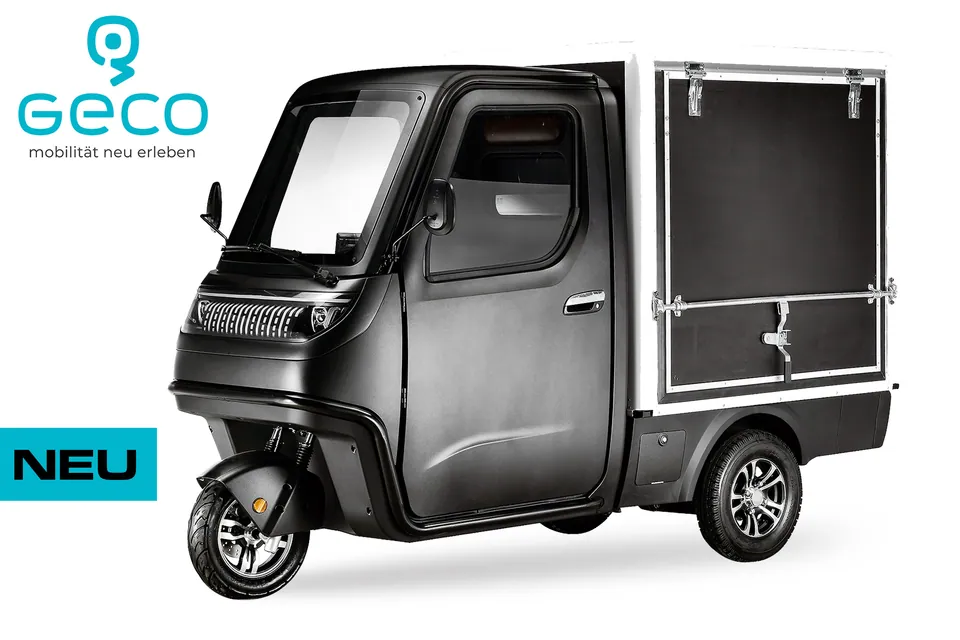 EEC Elektroauto Geco Flexi Food Truck gXC inkl. LiFePO4 Koffer-Box