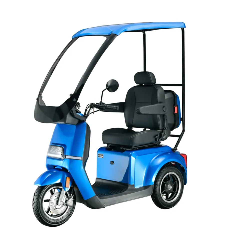 Geco Senio U1 Elektro Seniorenmobil mit Magnetbremse + Überdachung 6-25km/h pilt 4